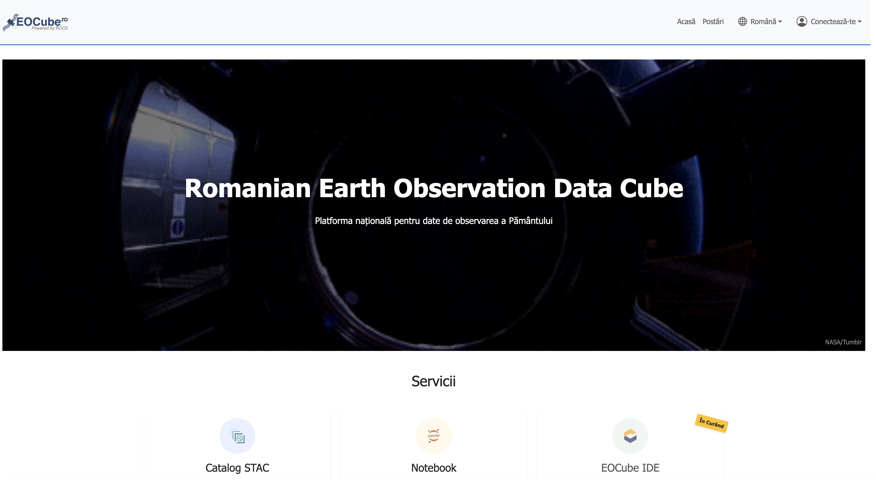 Screenshot EOCube.ro